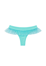 THE YAS SWIM SKIRT IN AQUA