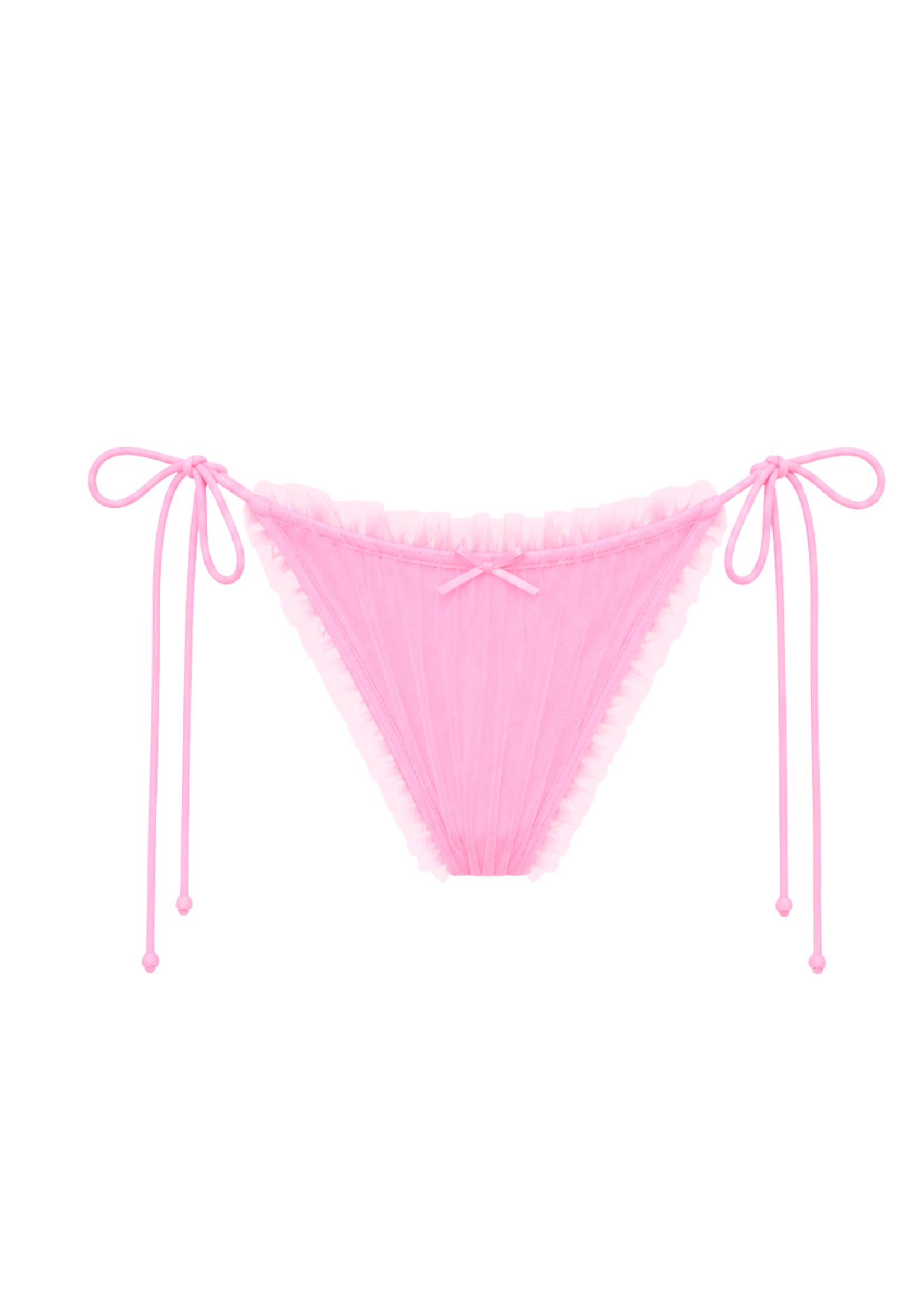 THE YAS THONG IN BABY PINK