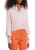 THE LONG BUBBLE CARDI IN BUBBLEGUM