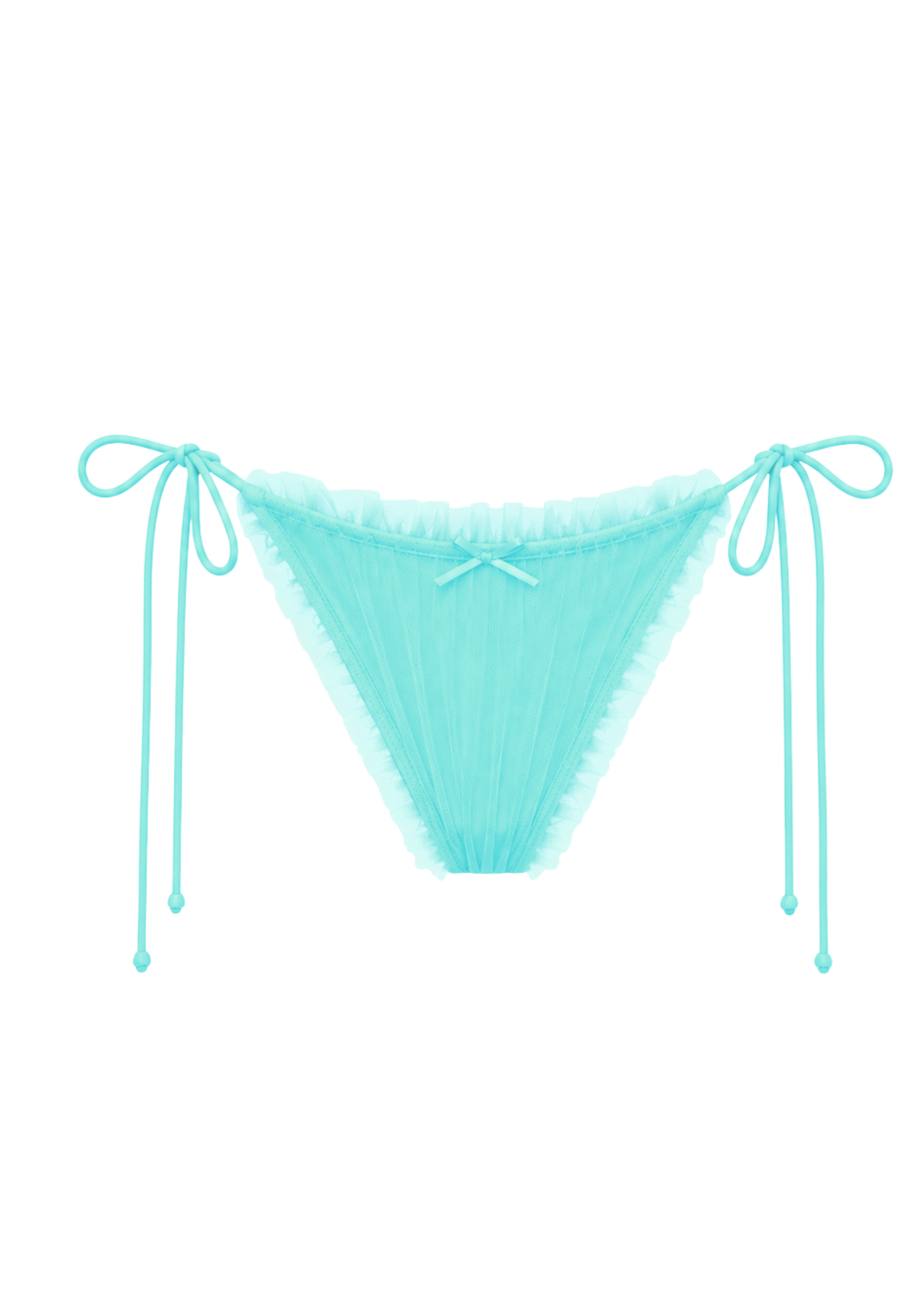 THE YAS THONG IN AQUA