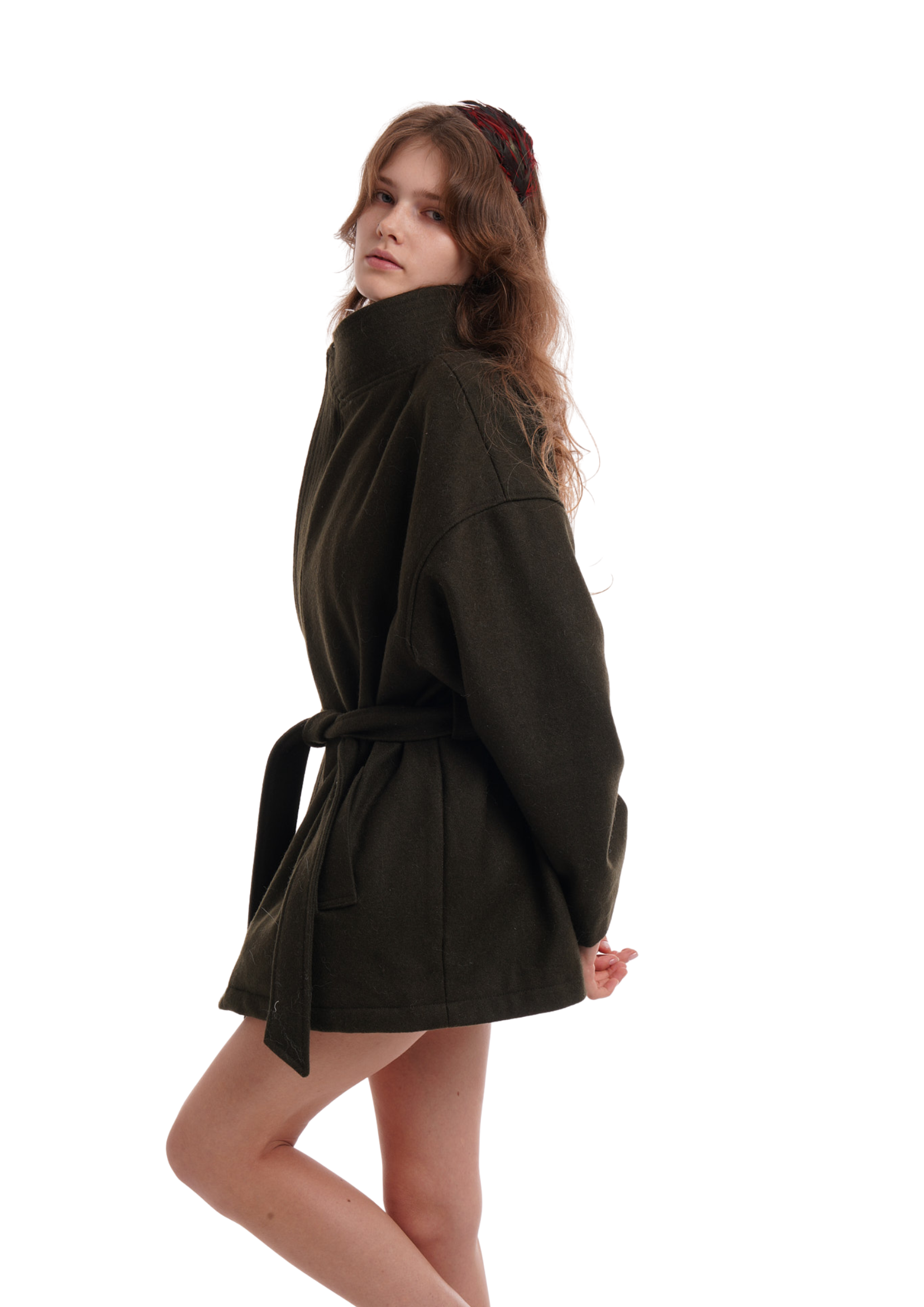 ROSIE COAT IN KHAKI