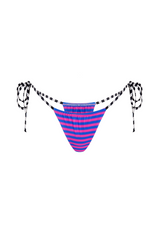 ALL STARS BIKINI THONG IN BLUE & PINK