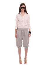 SWEATS SET CAPRIS IN GREY MARL