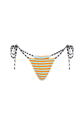 ALL STARS BIKINI THONG IN TURQUOISE & ORANGE