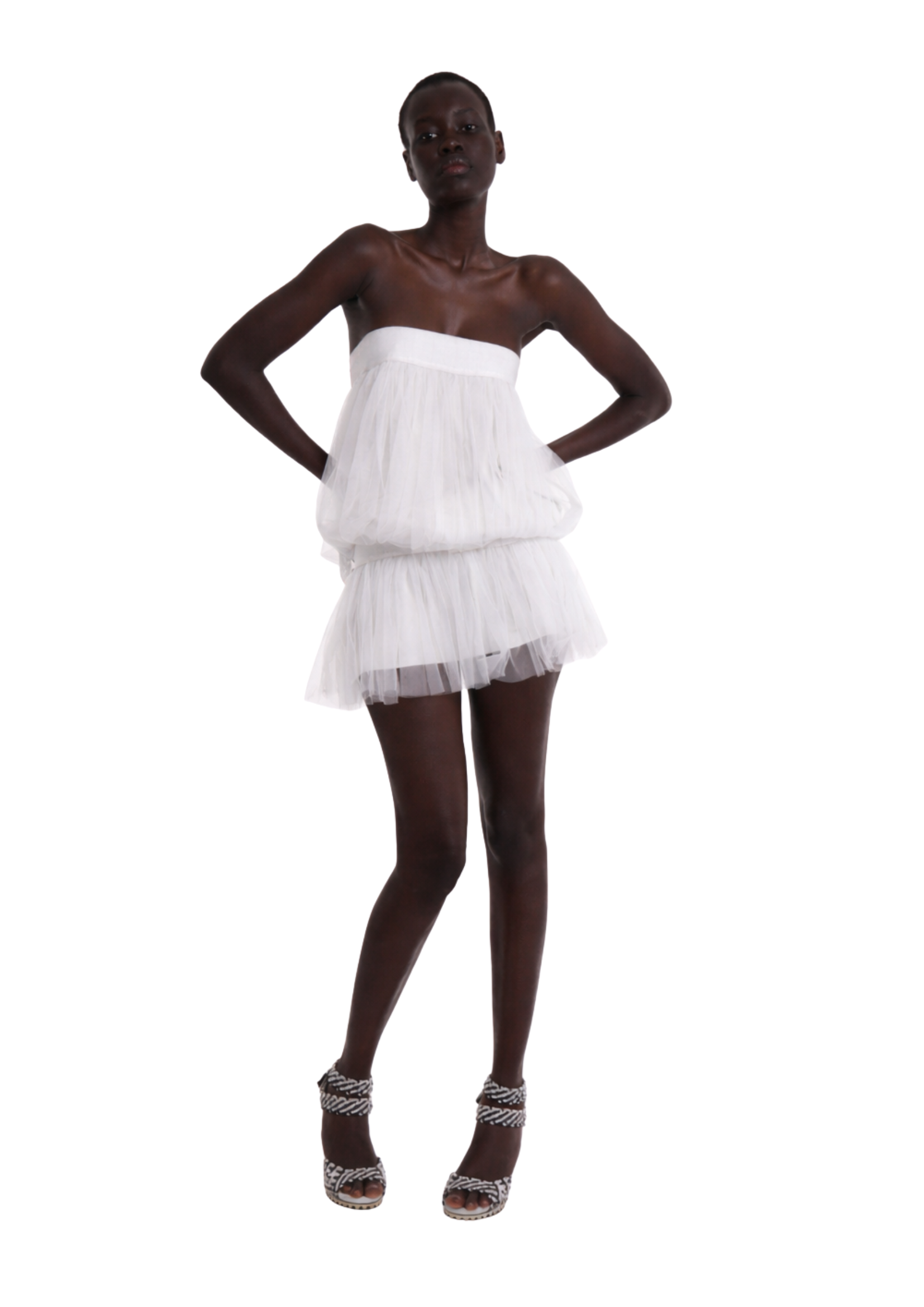 TUTU DRESS IN WHITE