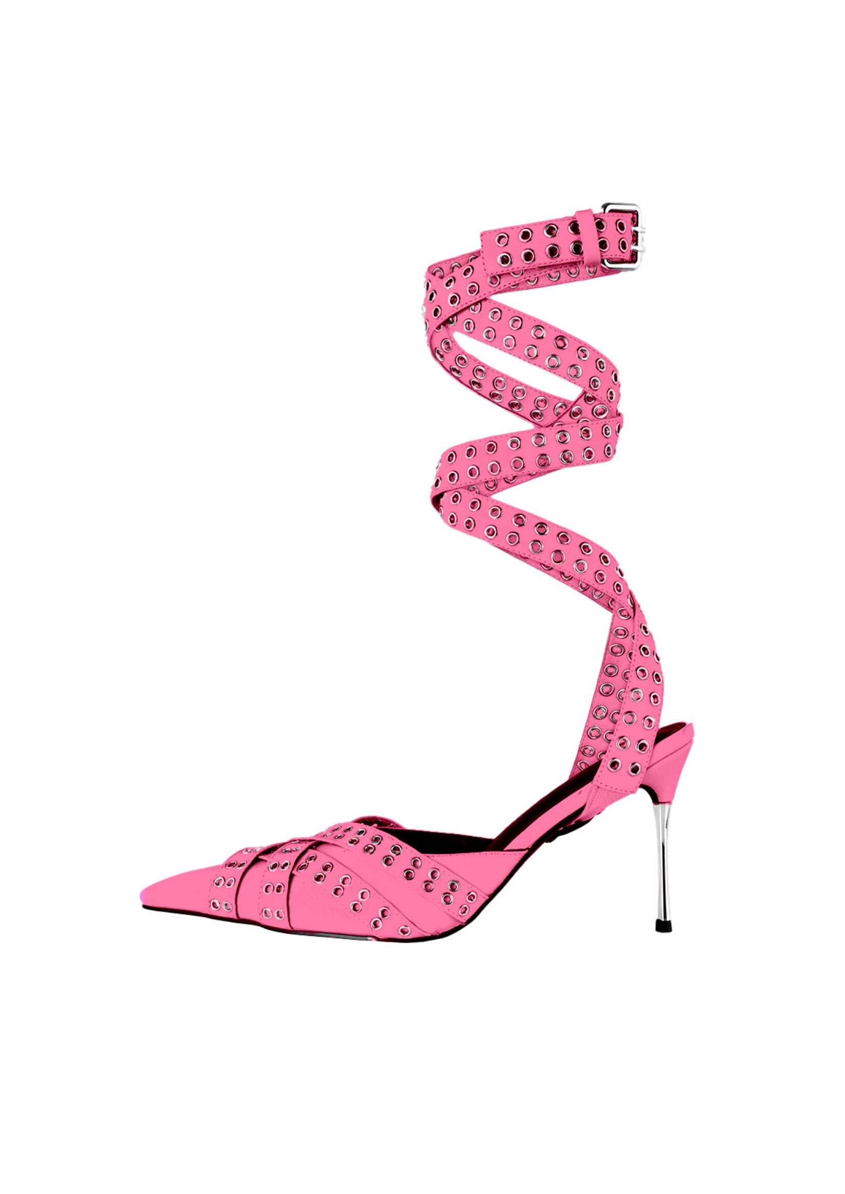 THE BRIGITTE HEELS IN PINK