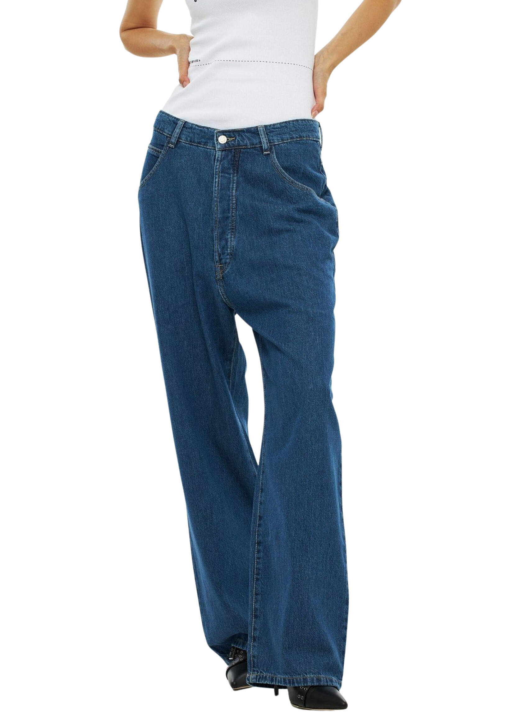 BAGGY JEANS IN BLUE DENIM