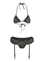 GARTER BIKINI IN CAMO
