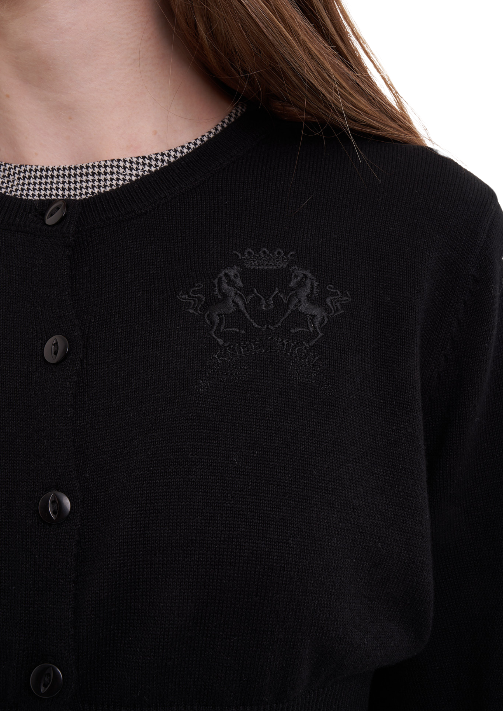 THE BUBBLE CARDI IN BLACK