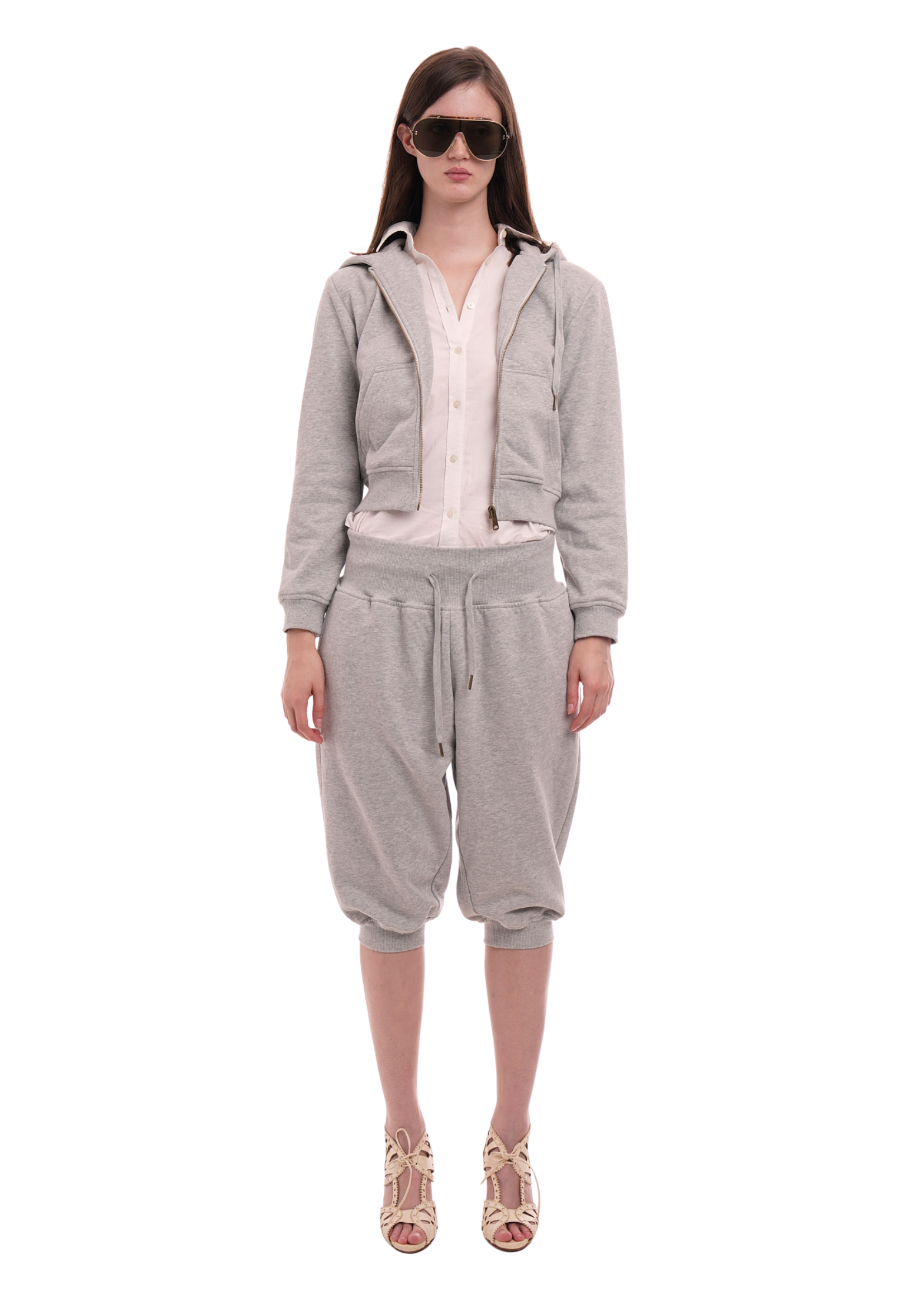 SWEATS SET TRACKSUIT GREY MARL