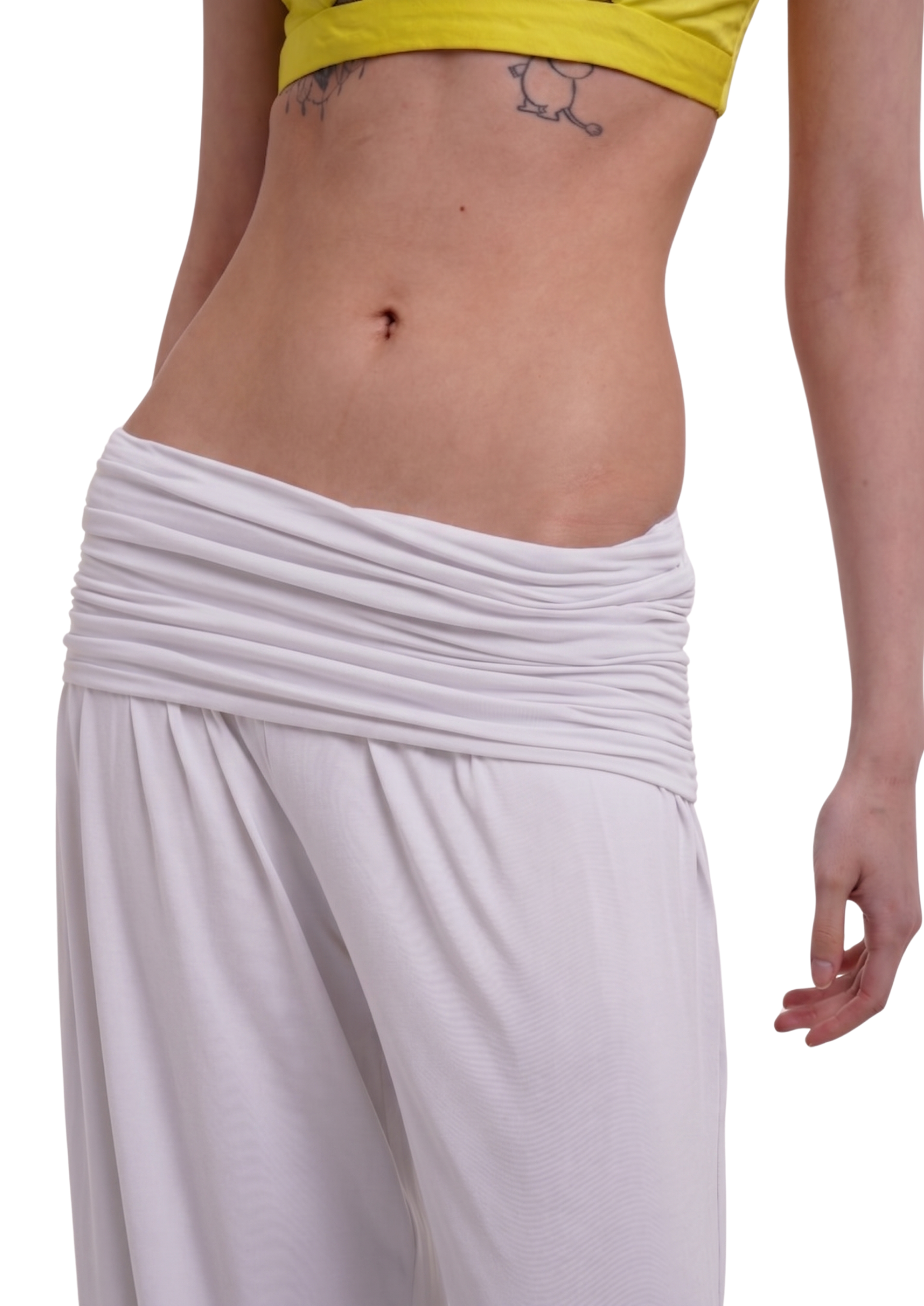 CHARLI LONG TROUSERS IN WHITE