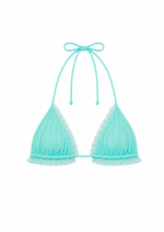 THE YAS TRIANGLE TOP IN AQUA