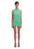 HALO DRESS IN AQUA MARINE