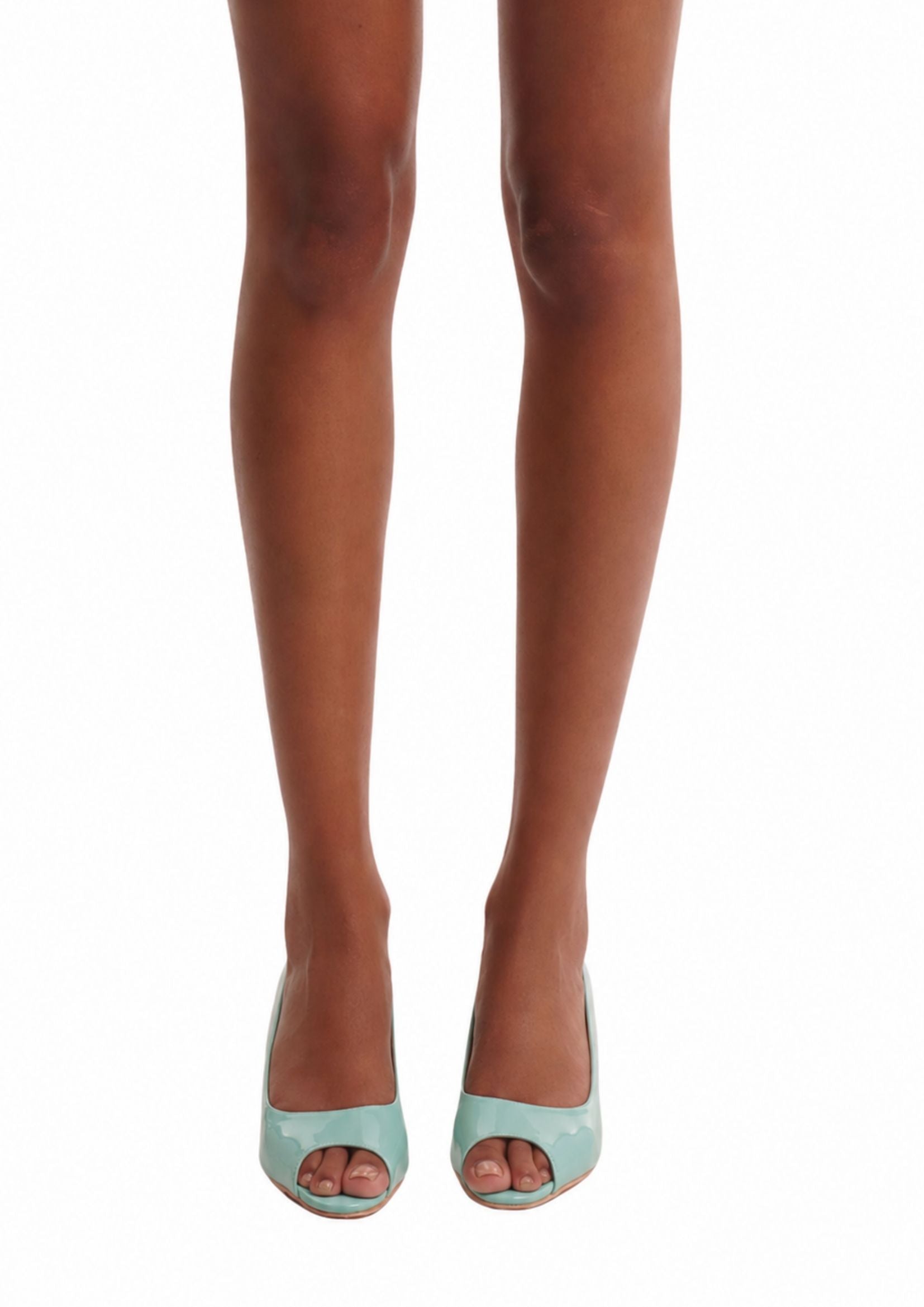 OPEN TOE MULE WEDGE IN ICE