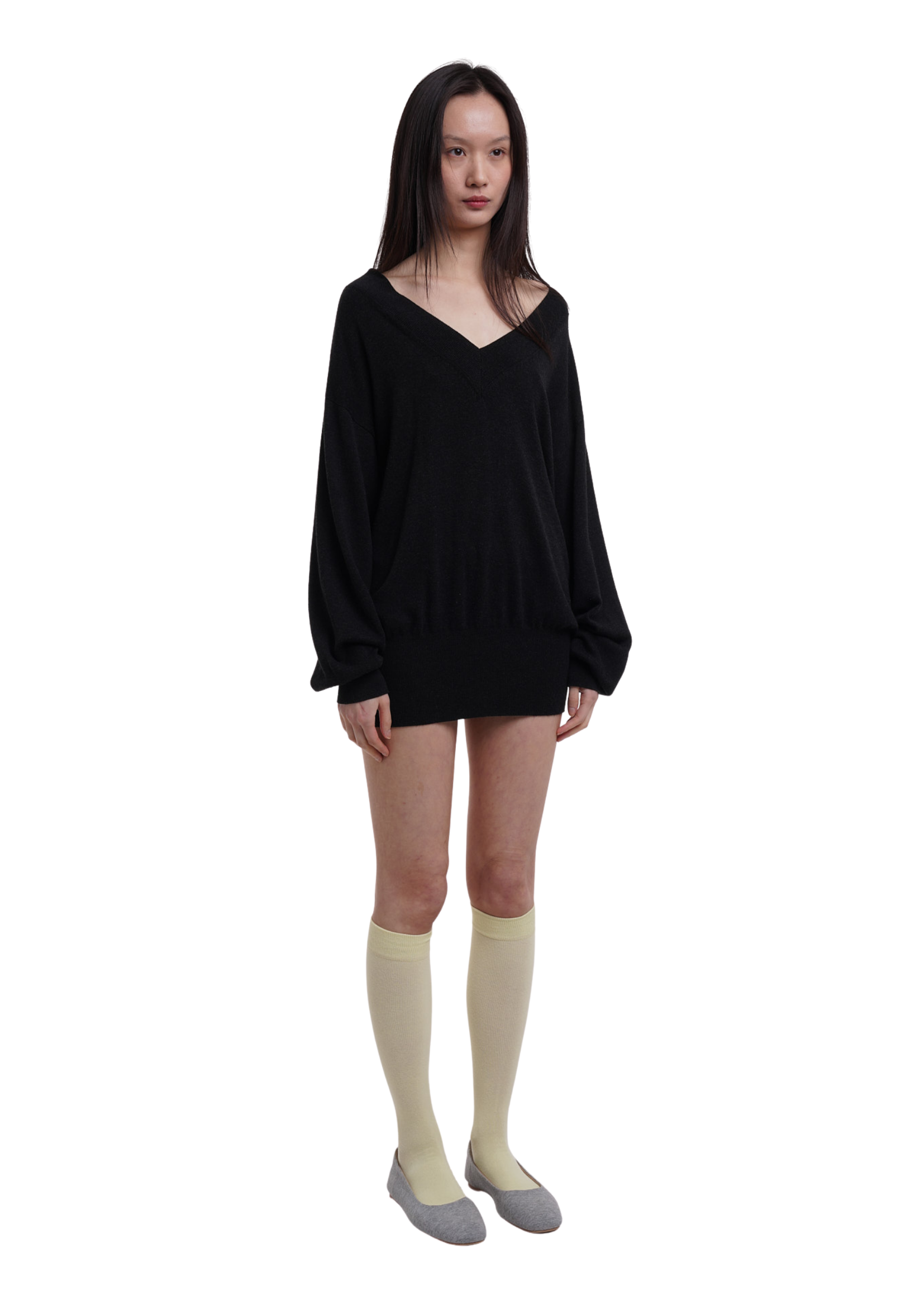 DEEP JUMPER IN BLACK