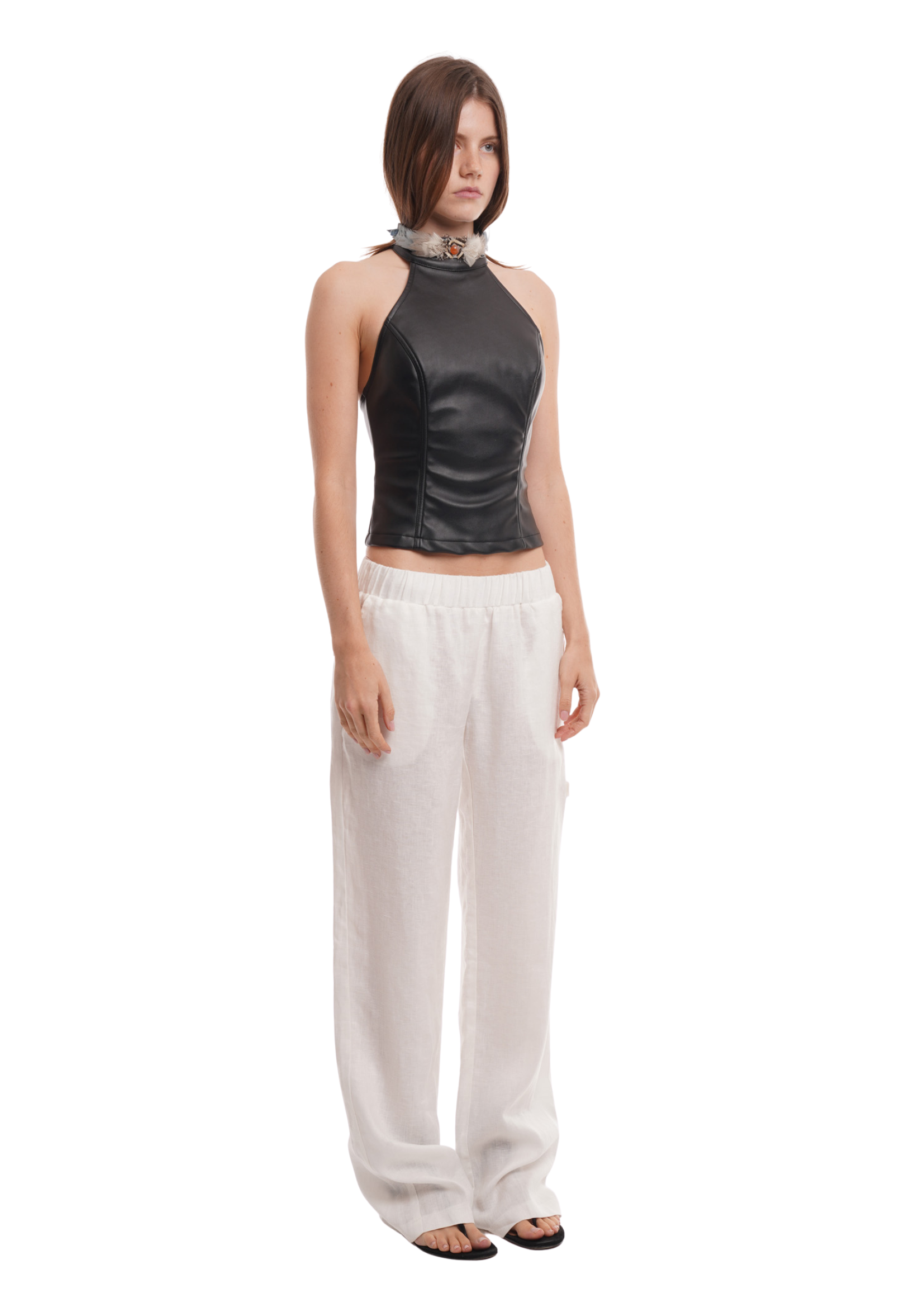 THE MILA TOP IN BLACK