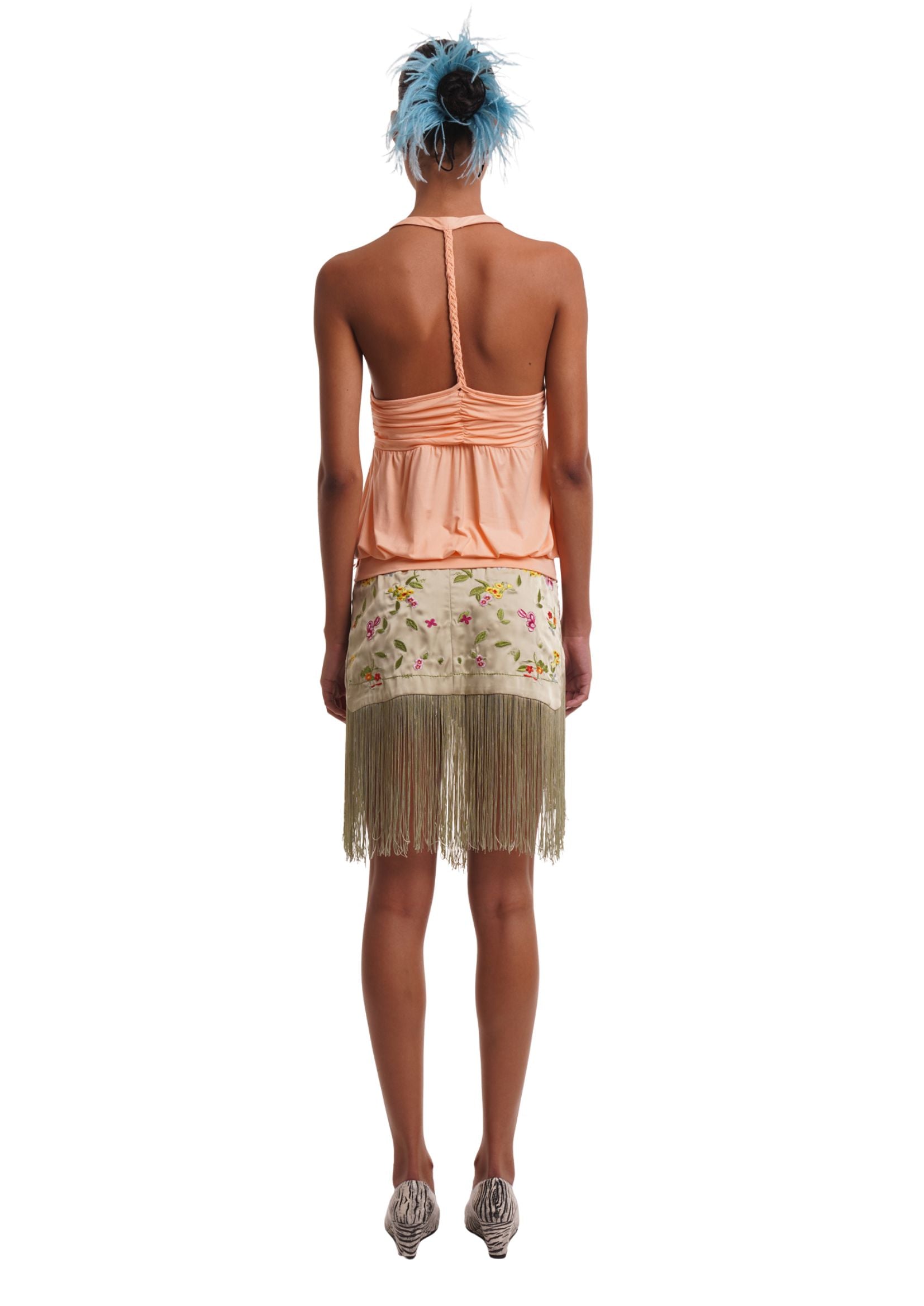 LARA SKIRT IN PISTACHIO