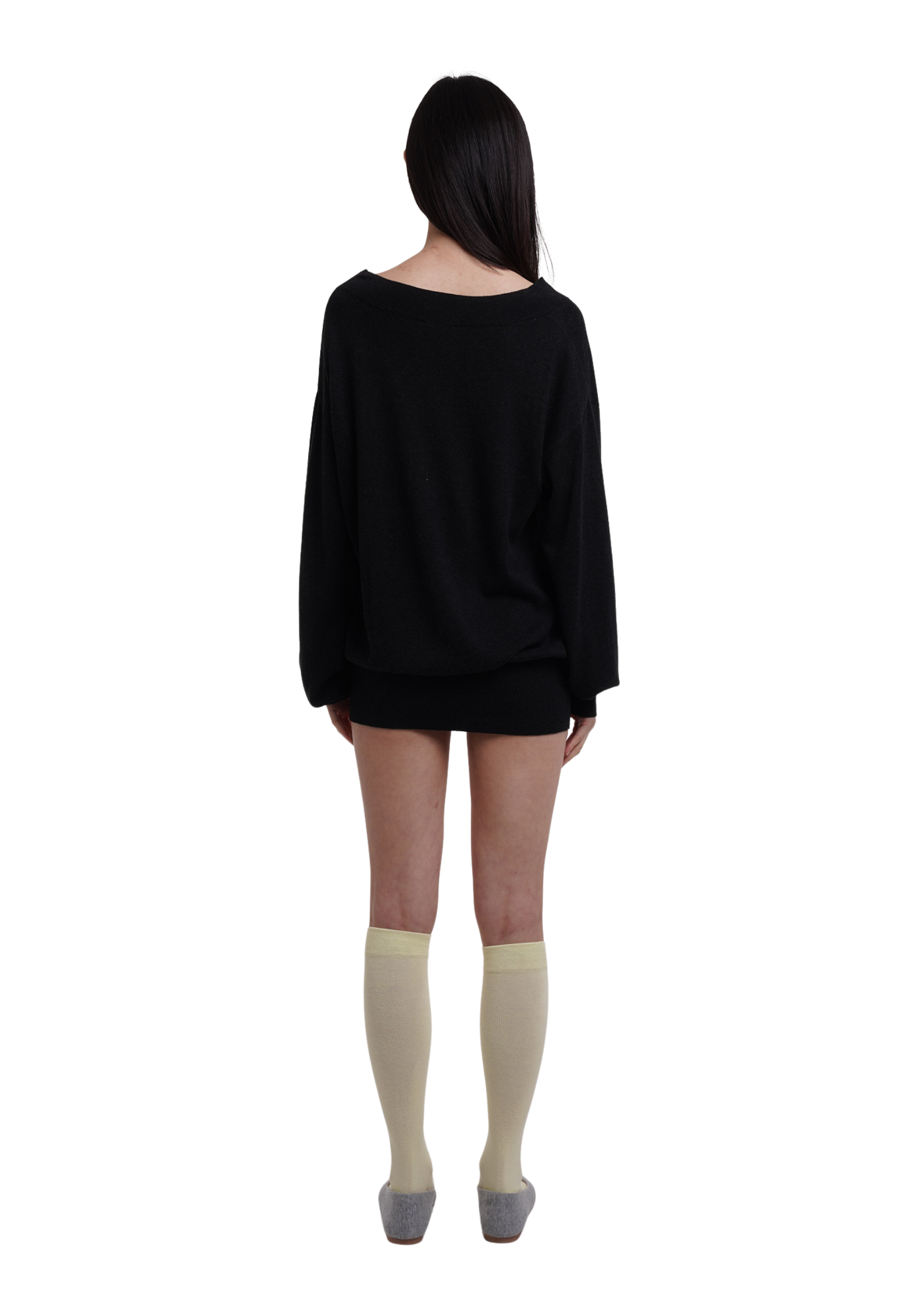 DEEP JUMPER IN BLACK