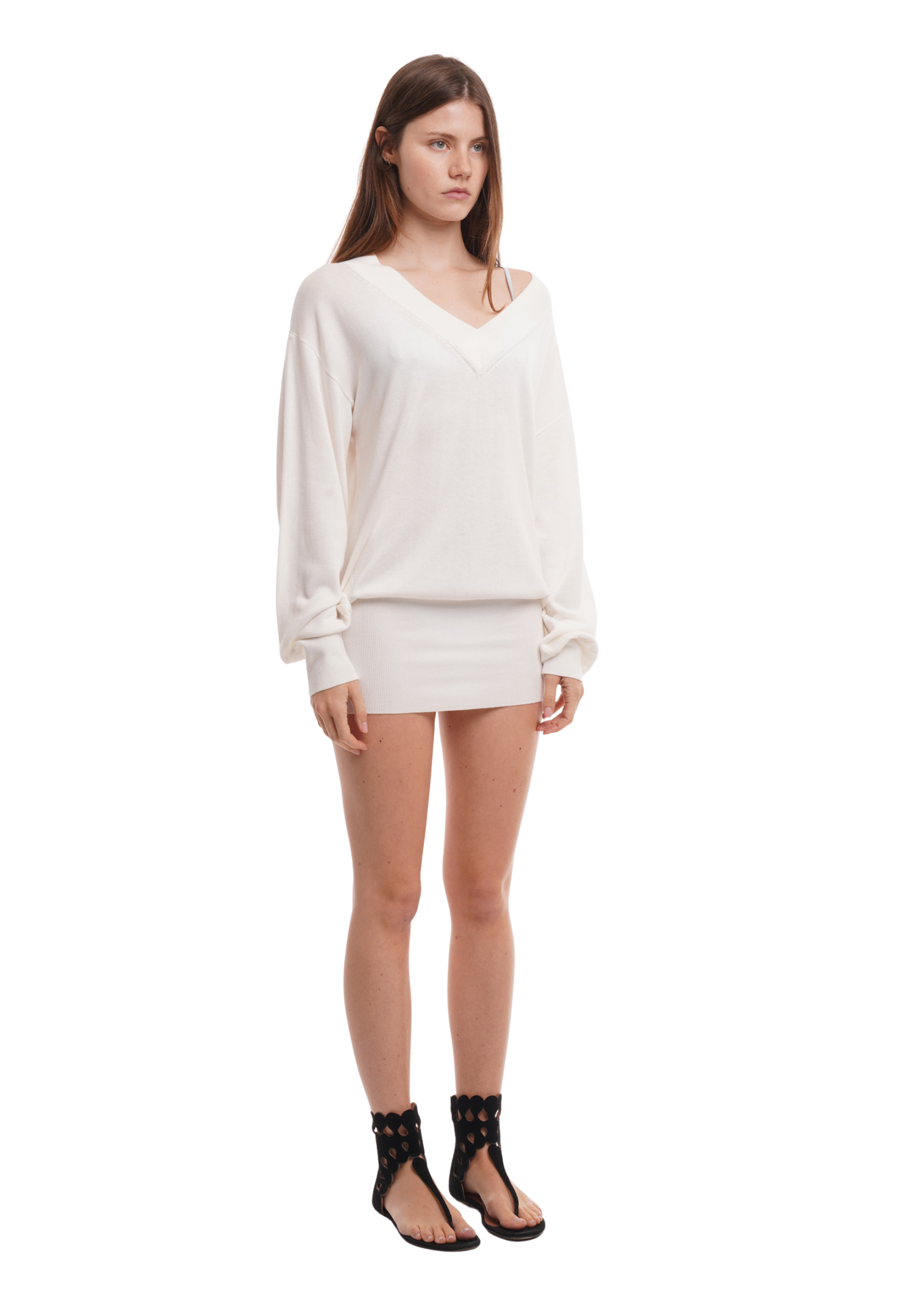 DEEP JUMPER IN WHITE