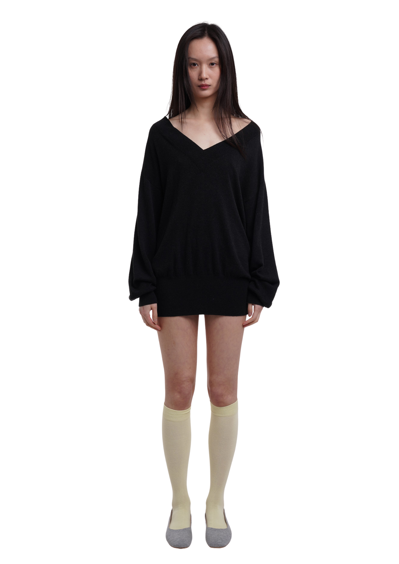 DEEP JUMPER IN BLACK