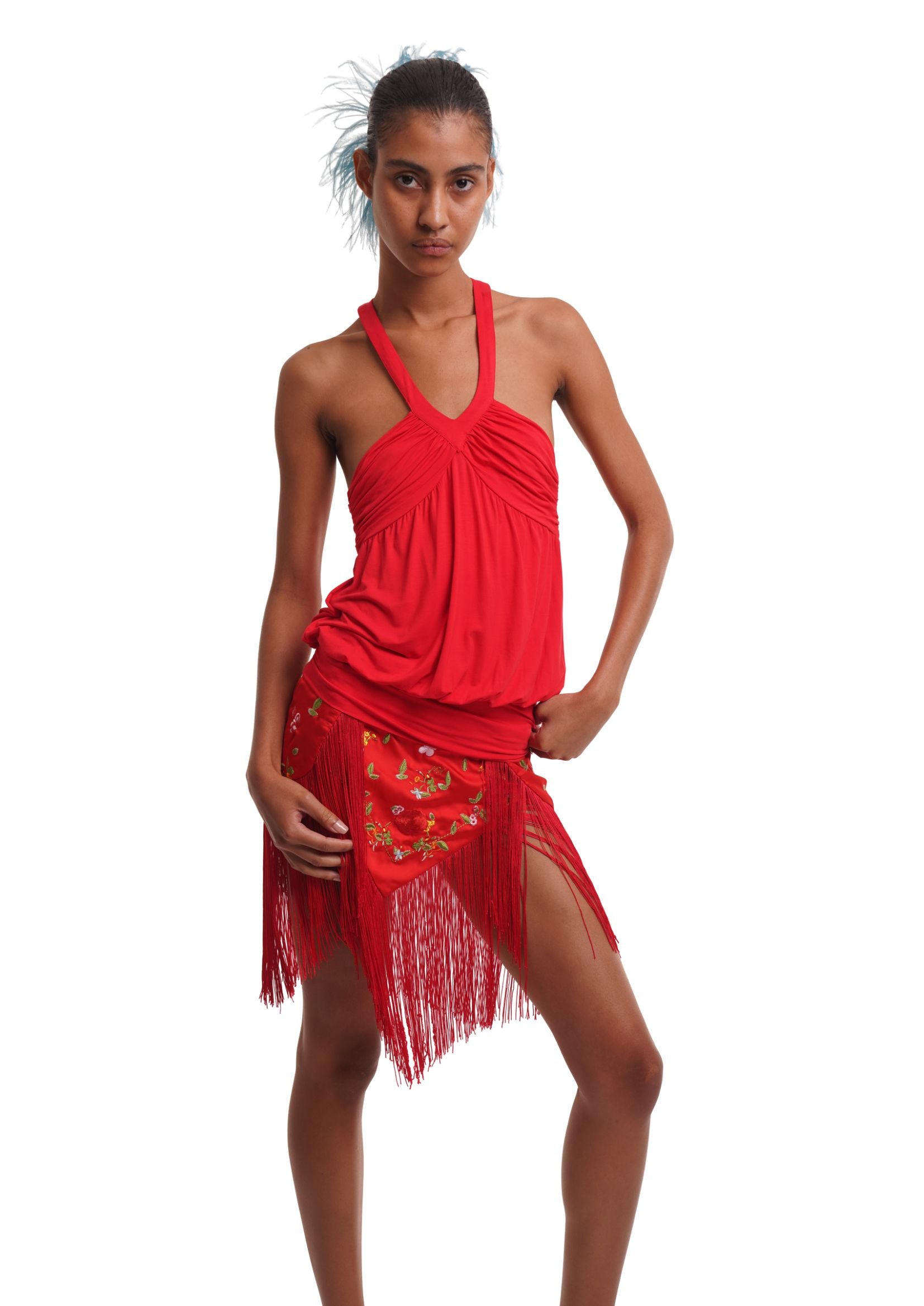 LARA SKIRT IN RED