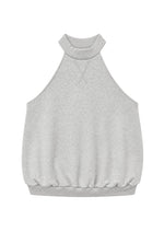 UTILITY HALTER TOP IN GREY MARL