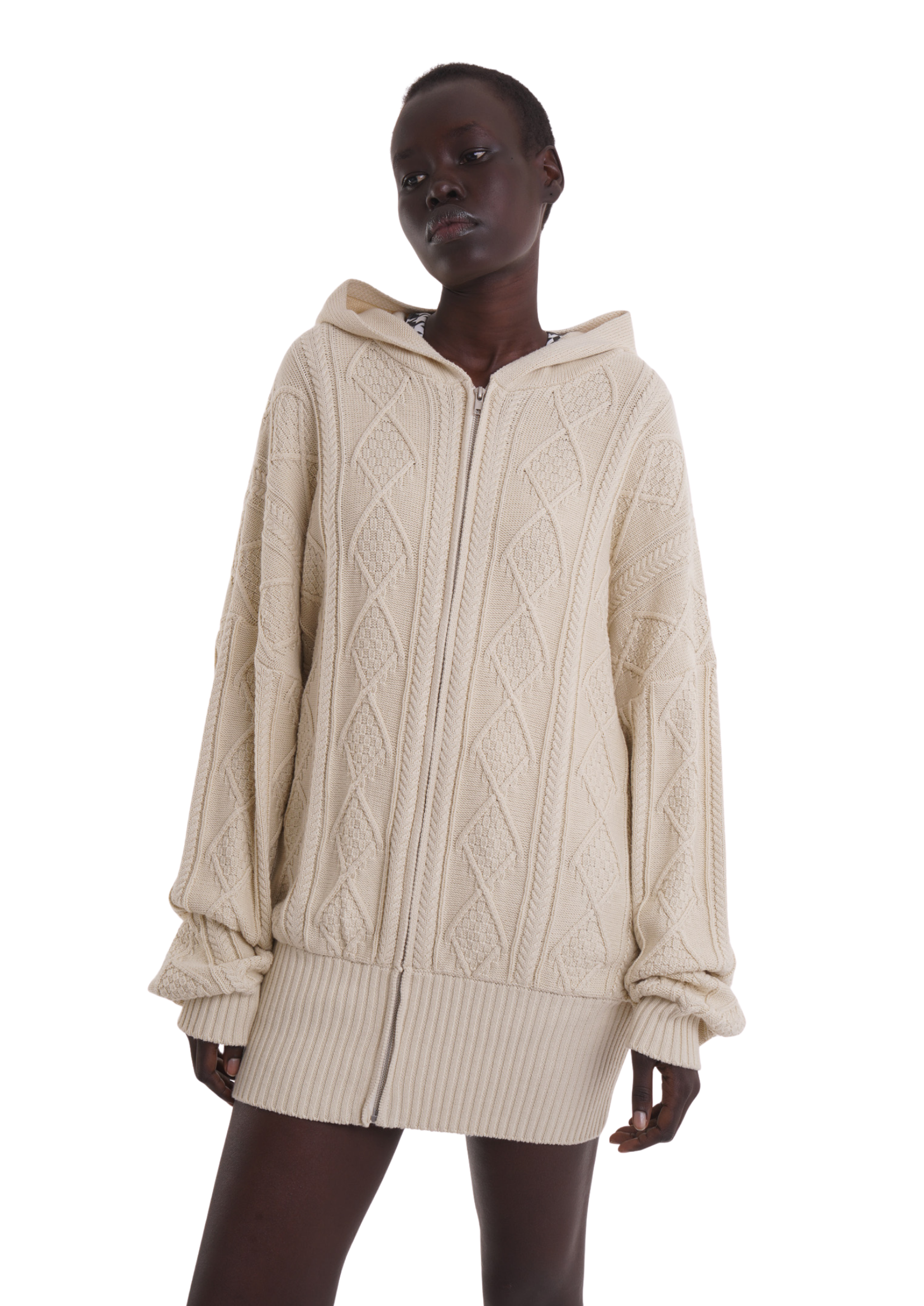 THE CECE DRESS IN ECRU