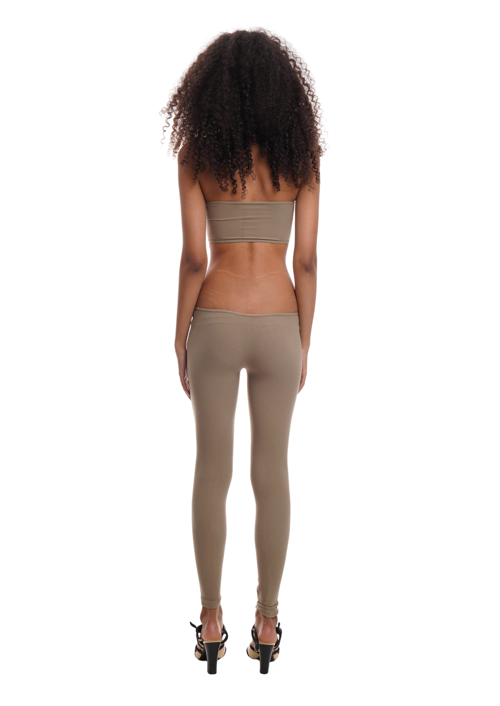 THE CROSS JUMPSUIT IN LIGHT KHAKI