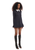 UNIFORM DRESS IN BLACK