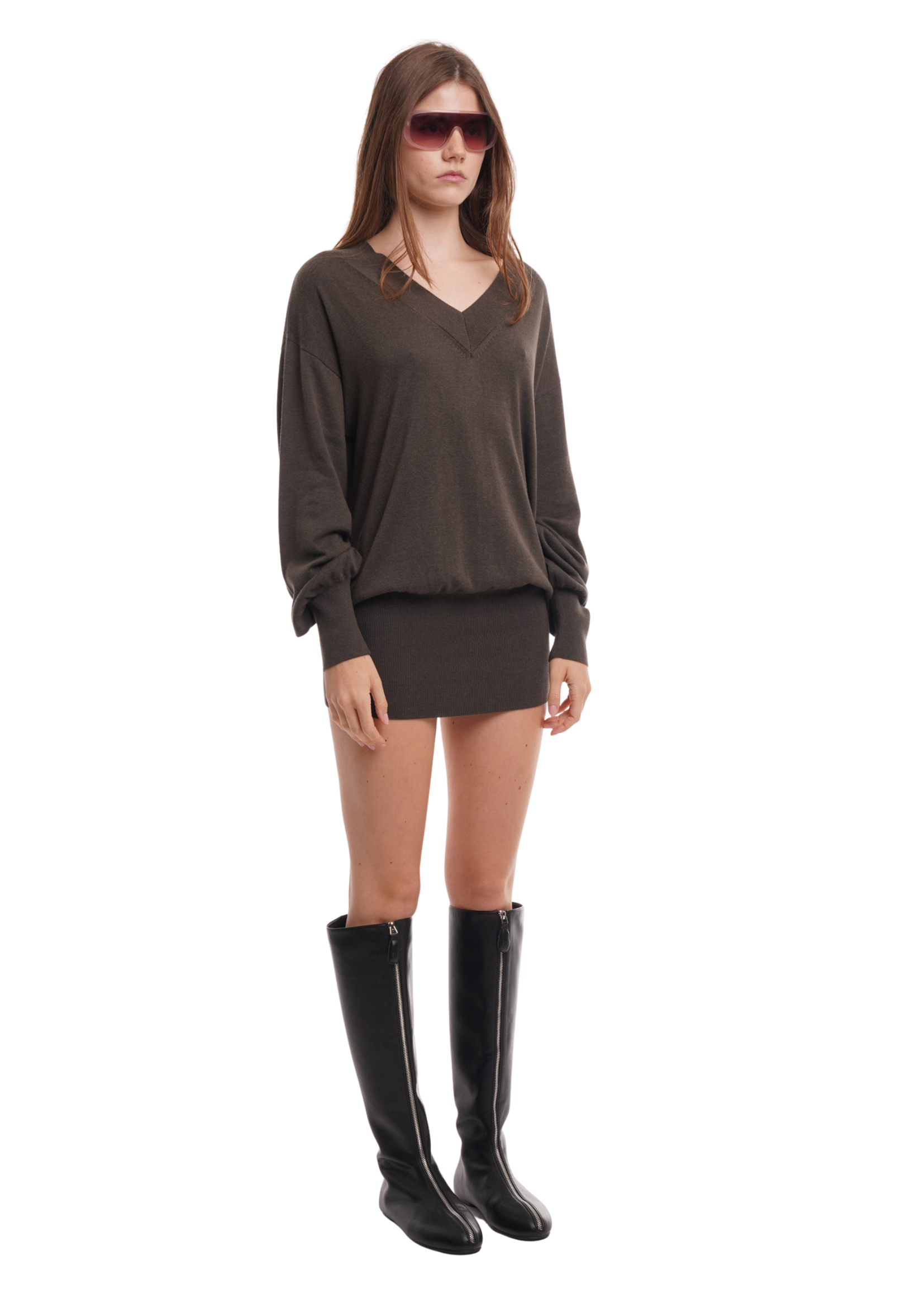 DEEP JUMPER IN KHAKI GREEN