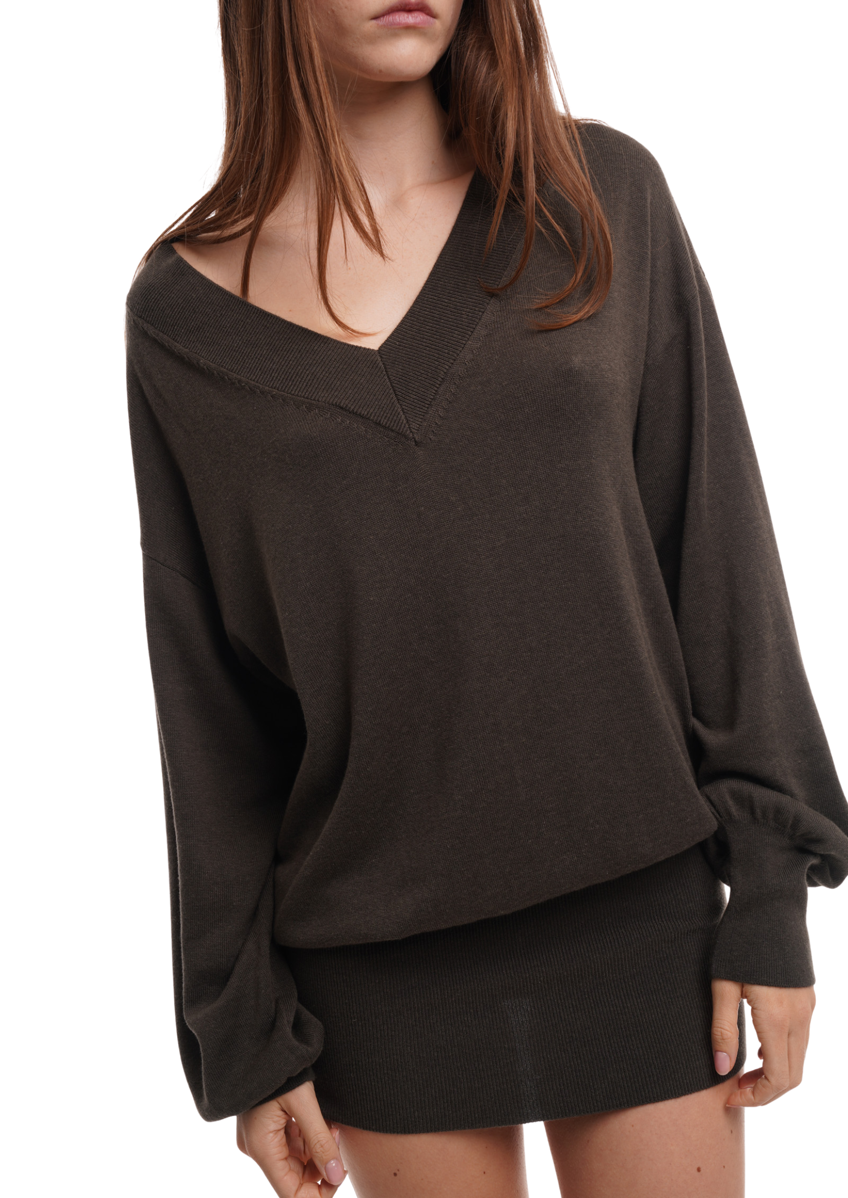 DEEP JUMPER IN KHAKI GREEN