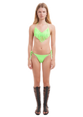 FRINGE TOP IN NEON GREEN