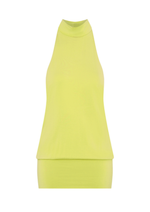 HALO DRESS IN LIME