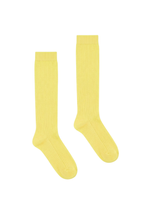 KNEE HIGH SOCKS IN LEMON