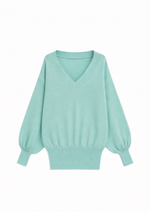 DEEP JUMPER IN AQUAMARINE