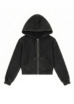 SWEATS SET HOODIE IN WORN BLACK