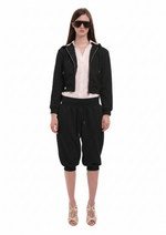 SWEATS SET HOODIE IN WORN BLACK