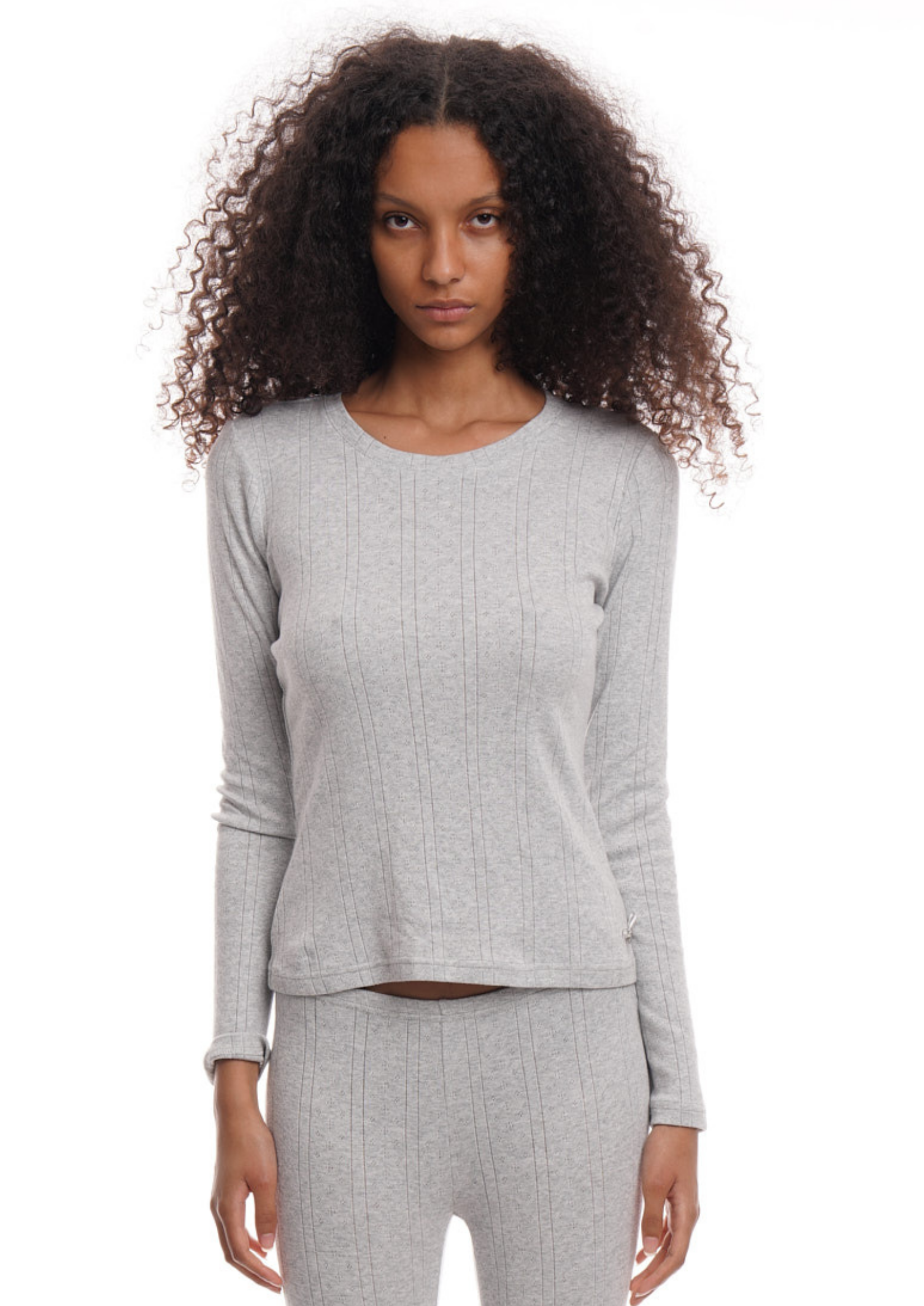 DAISY LONG SLEEVE IN GREY MARL