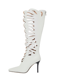 THE ROMINA HEELS IN WHITE