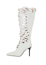 THE ROMINA HEELS IN WHITE