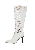 THE ROMINA HEELS IN WHITE