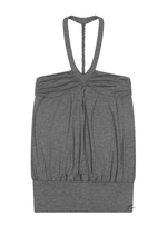 TWIST DRESS IN MID GREY