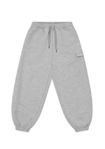 COVER TRACK PANTS IN GREY MARL