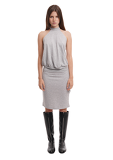 UTILITY HALTER TOP IN GREY MARL