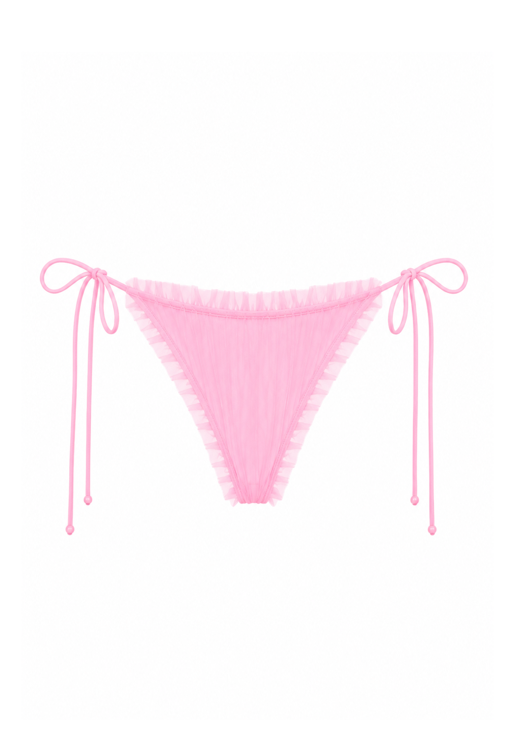 THE YAS THONG IN BABY PINK
