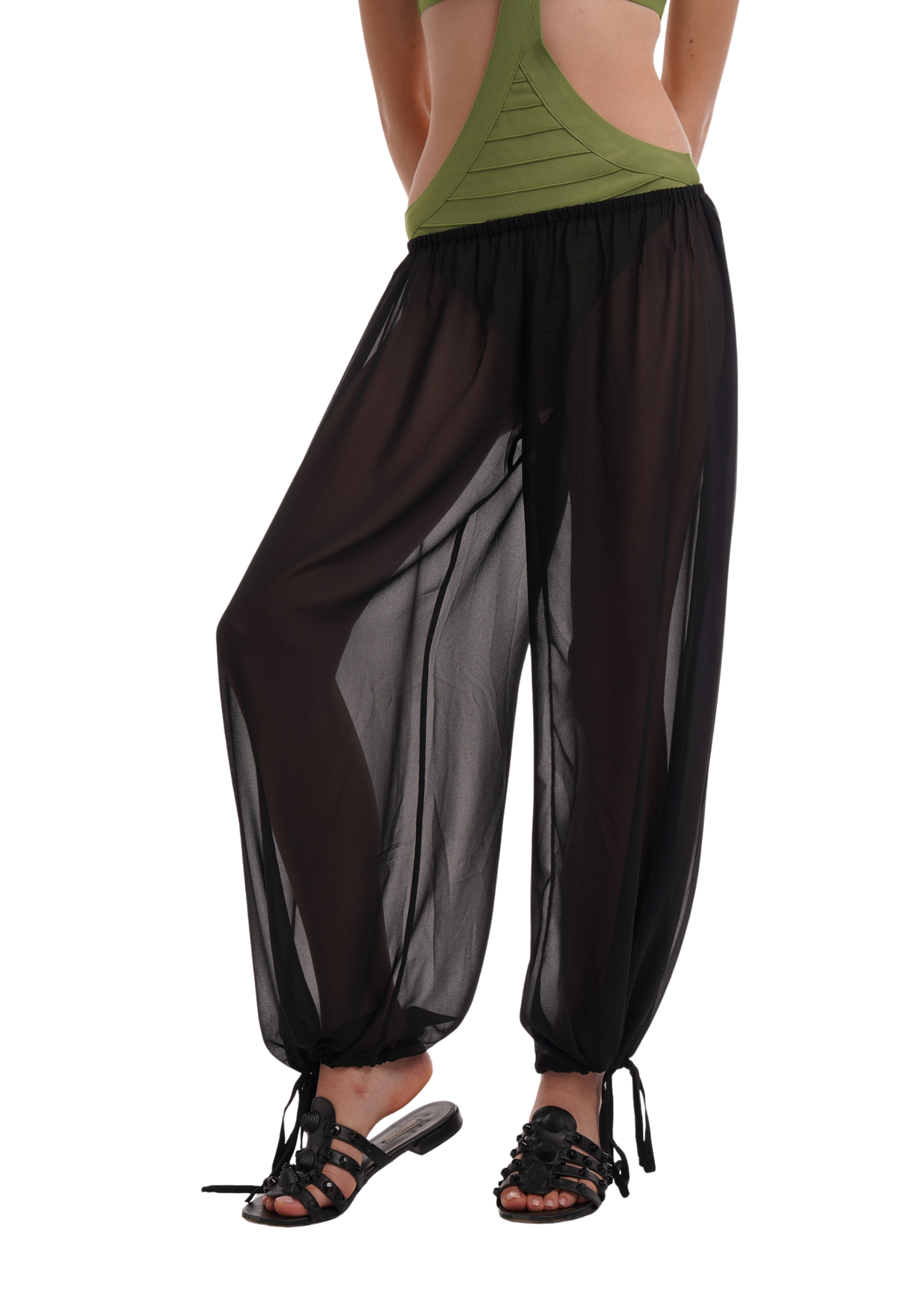 LENA TROUSERS IN BLACK