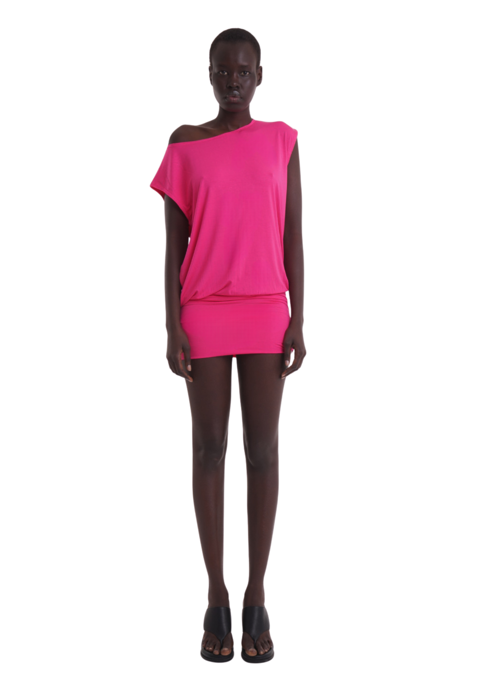 THE REL DRESS IN ROSIE PINK