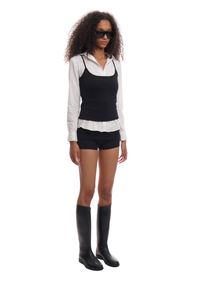 BOOTY SHORTS IN BLACK