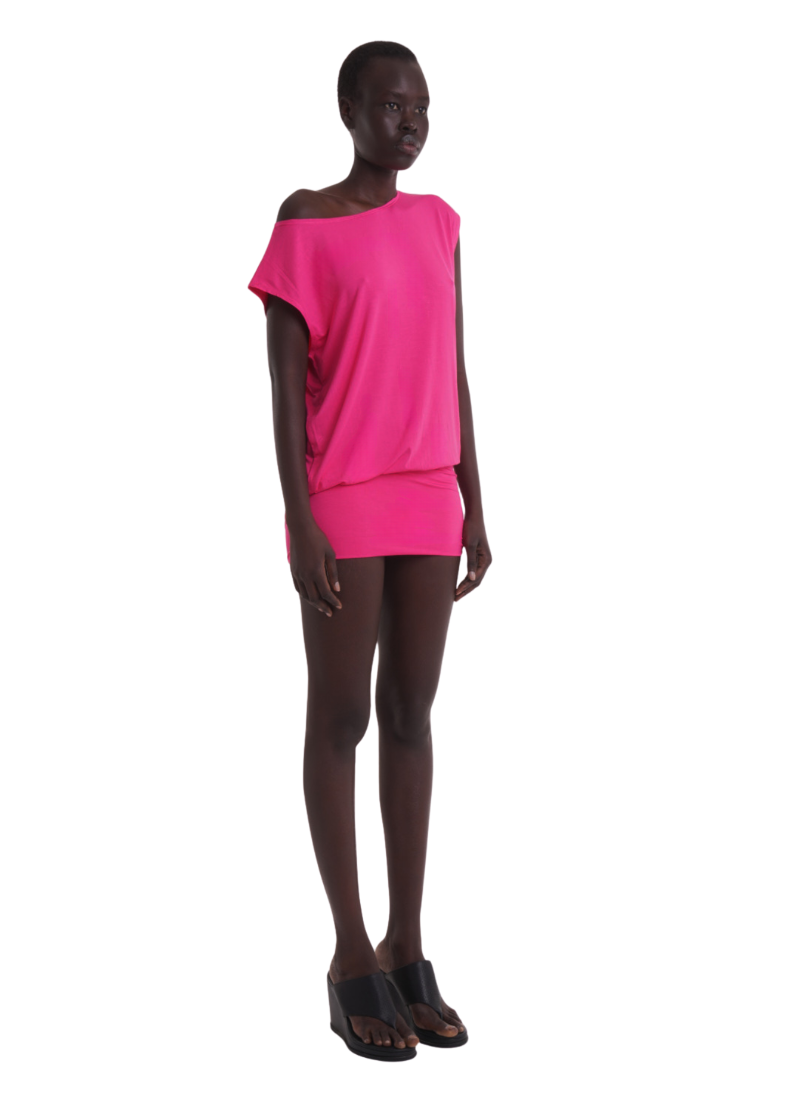 THE REL DRESS IN ROSIE PINK