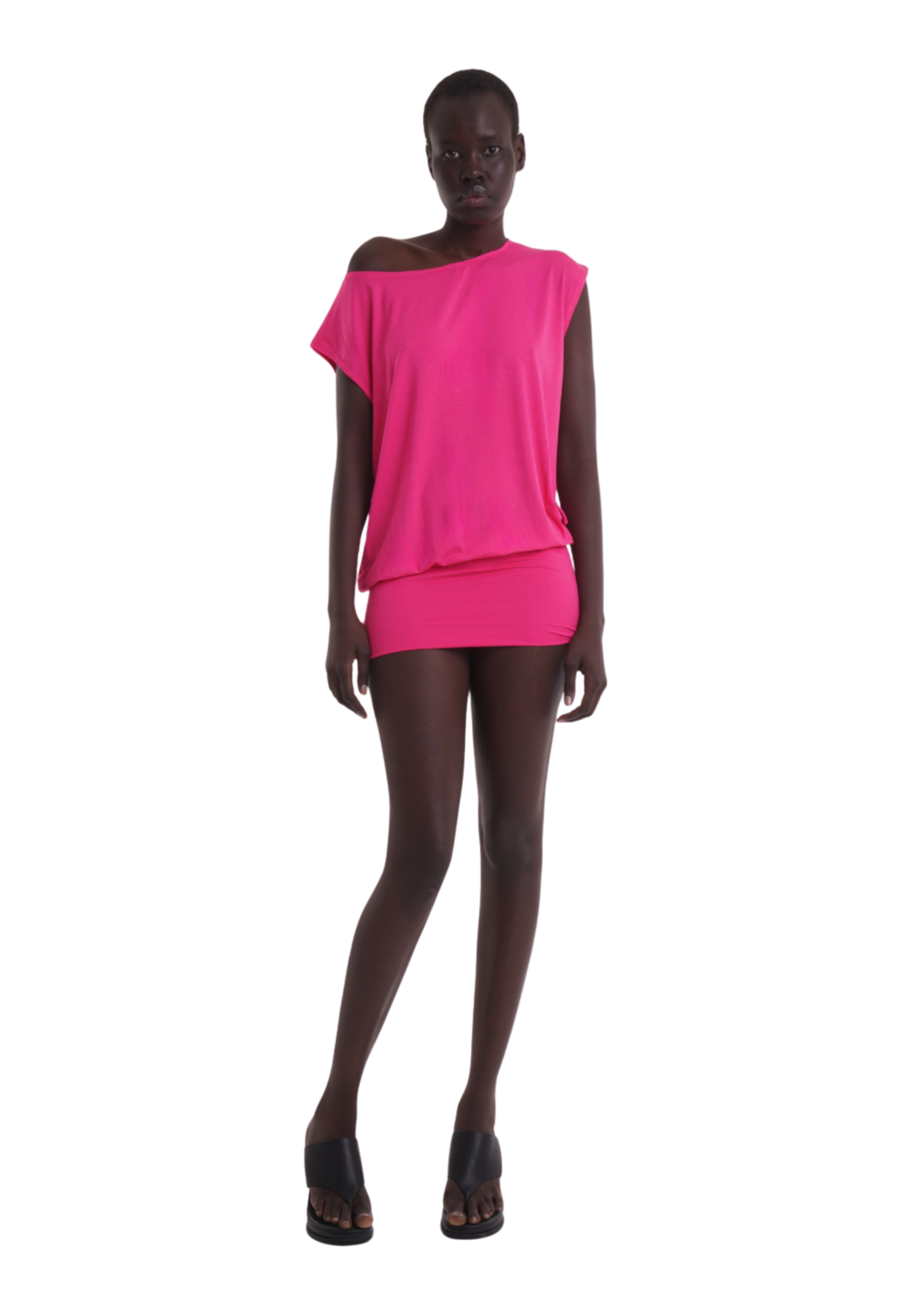 THE REL DRESS IN ROSIE PINK